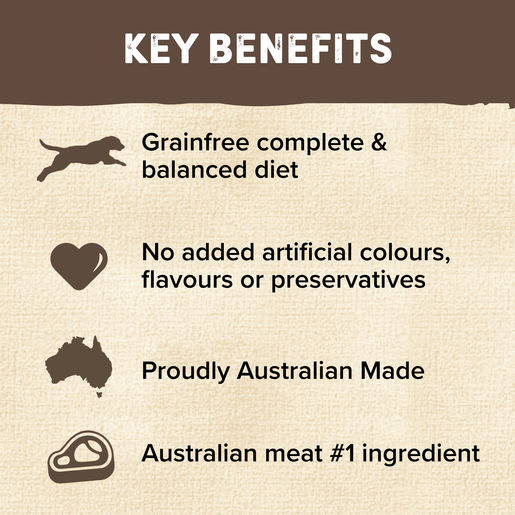 Natures Goodness Grain Free Kangaroo with Sweet Potato and Green Beans Adult Wet Dog Food 400g