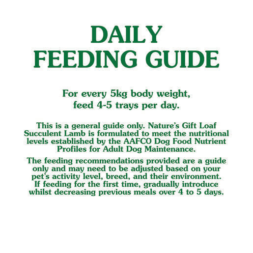 Natures Gift Succulent Lamb Adult Wet Dog Food 100g