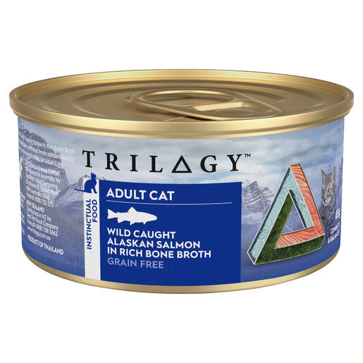 Trilogy™ Adult Wet Cat Food Wild Caught Alaskan Salmon In Bone Broth 85g