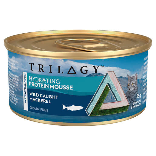 Trilogy™ Hydrating Protein Mousse Adult Wet Cat Food Wild Caught Mackerel 85g