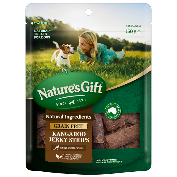 Natures's Gift Kangaroo Jerky Strips 150g