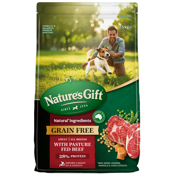 Nature's Gift with Pasture Fed Beef Adult All Breeds 2.5kg