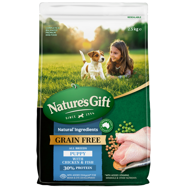 Nature's Gift Puppy with Chicken & Fish All Breeds 2.5kg