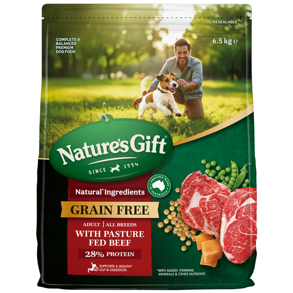 Nature's Gift with Pasture Fed Beef Adult All Breeds 6.5kg