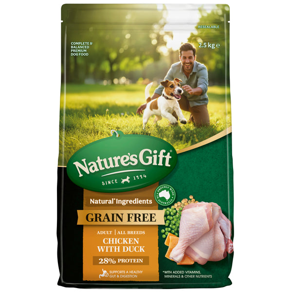 Nature's Gift Chicken with Duck Adult All Breeds 2.5kg