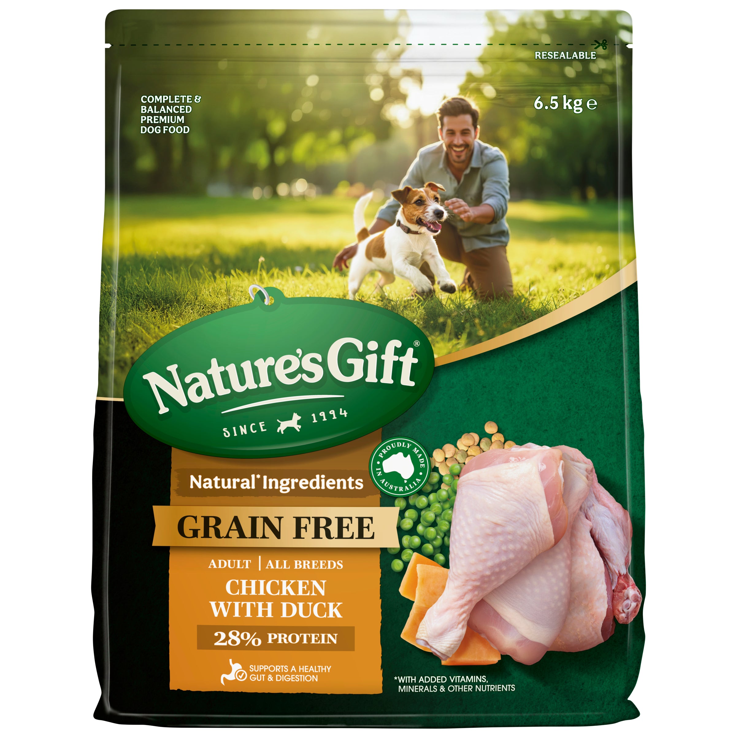 Nature's Gift Chicken with Duck Adult All Breeds 6.5kg