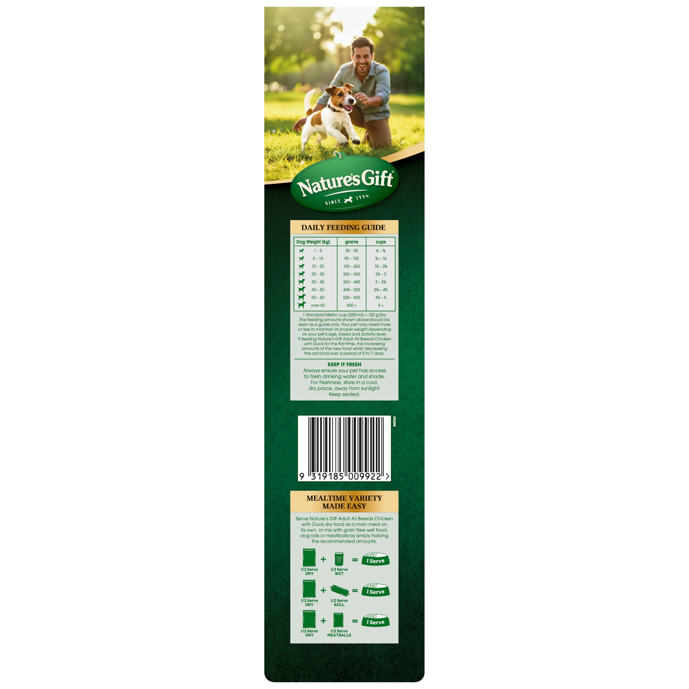 Nature's Gift Chicken with Duck Adult All Breeds 6.5kg