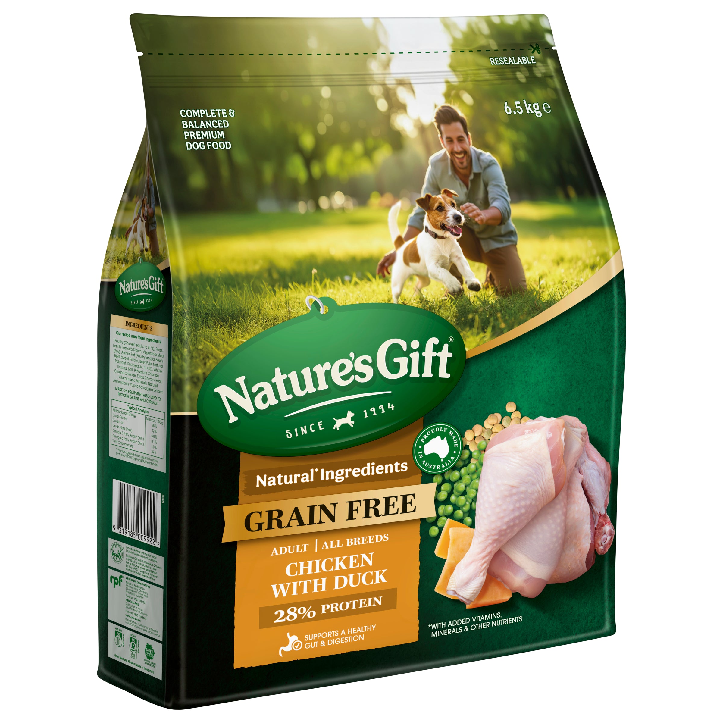Nature's Gift Chicken with Duck Adult All Breeds 6.5kg