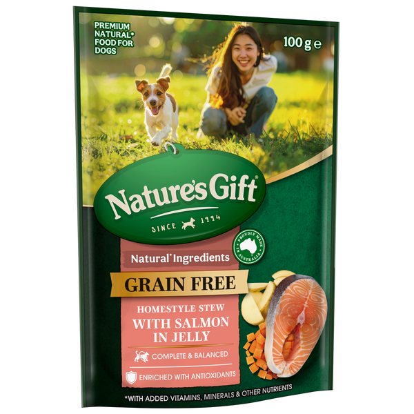 Nature's Gift Homestyle Stew with Salmon in Jelly 100g