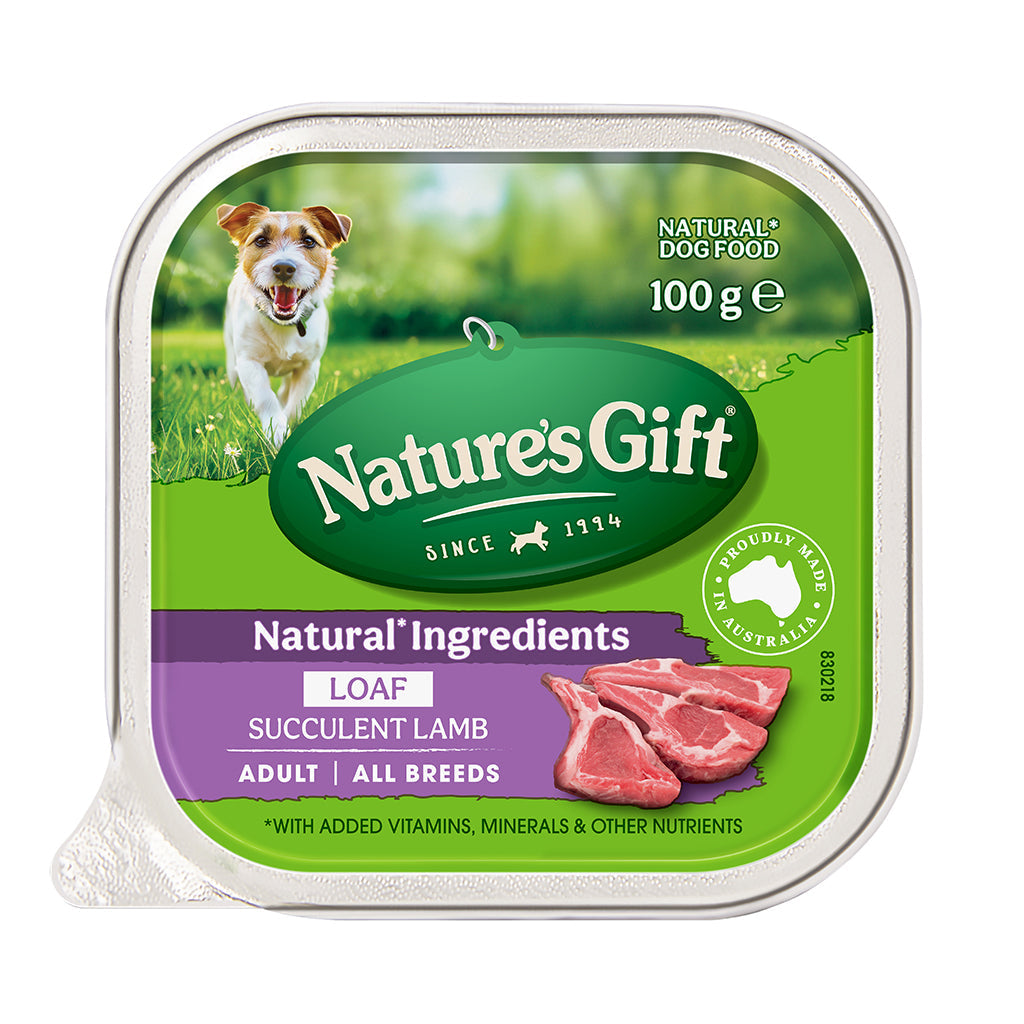 Natures Gift Succulent Lamb Adult Wet Dog Food 100g