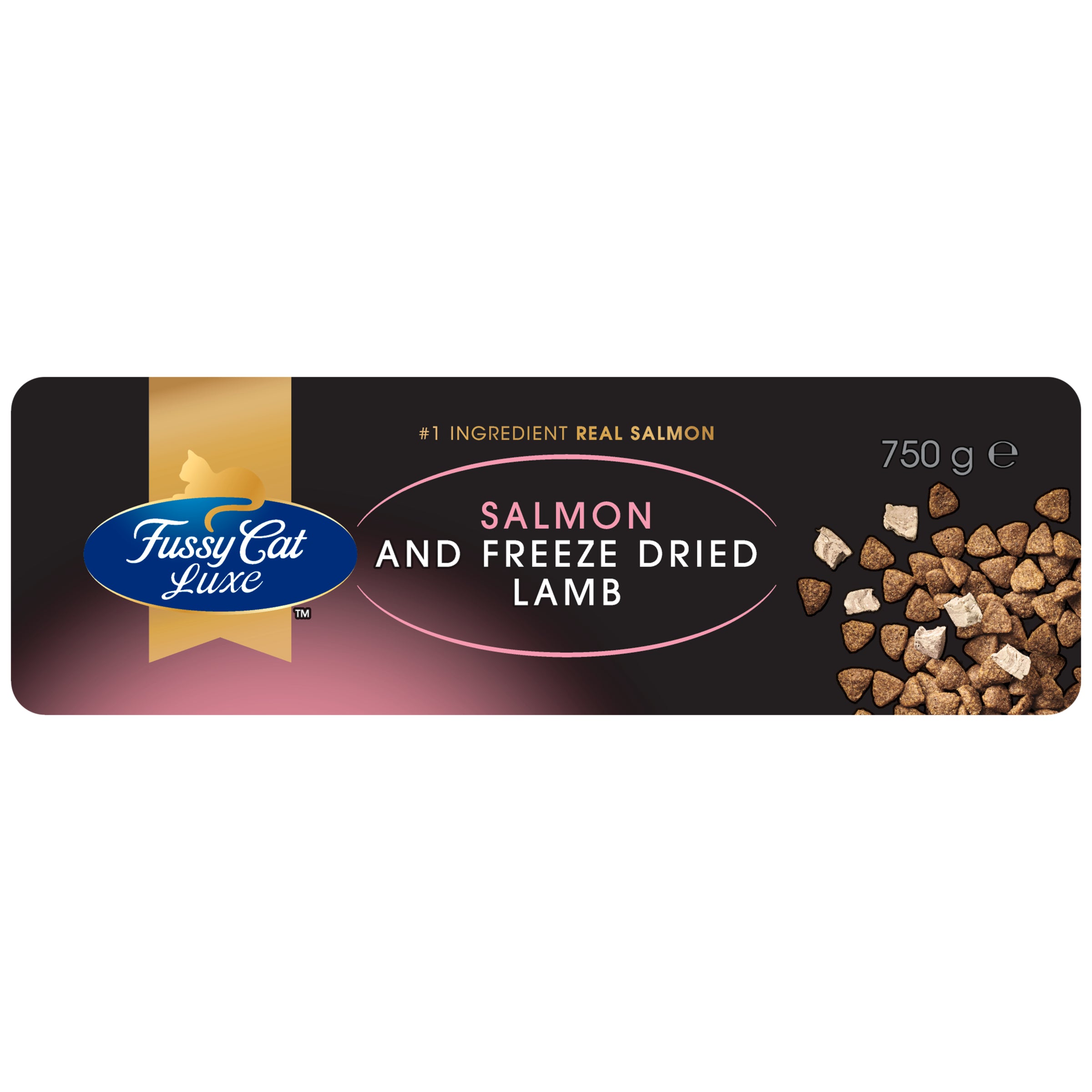 Fussy Cat Luxe Salmon and Freeze Dried Lamb 750g
