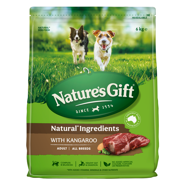 Nature's Gift Kangaroo Adult Dry Dog Food 6kg