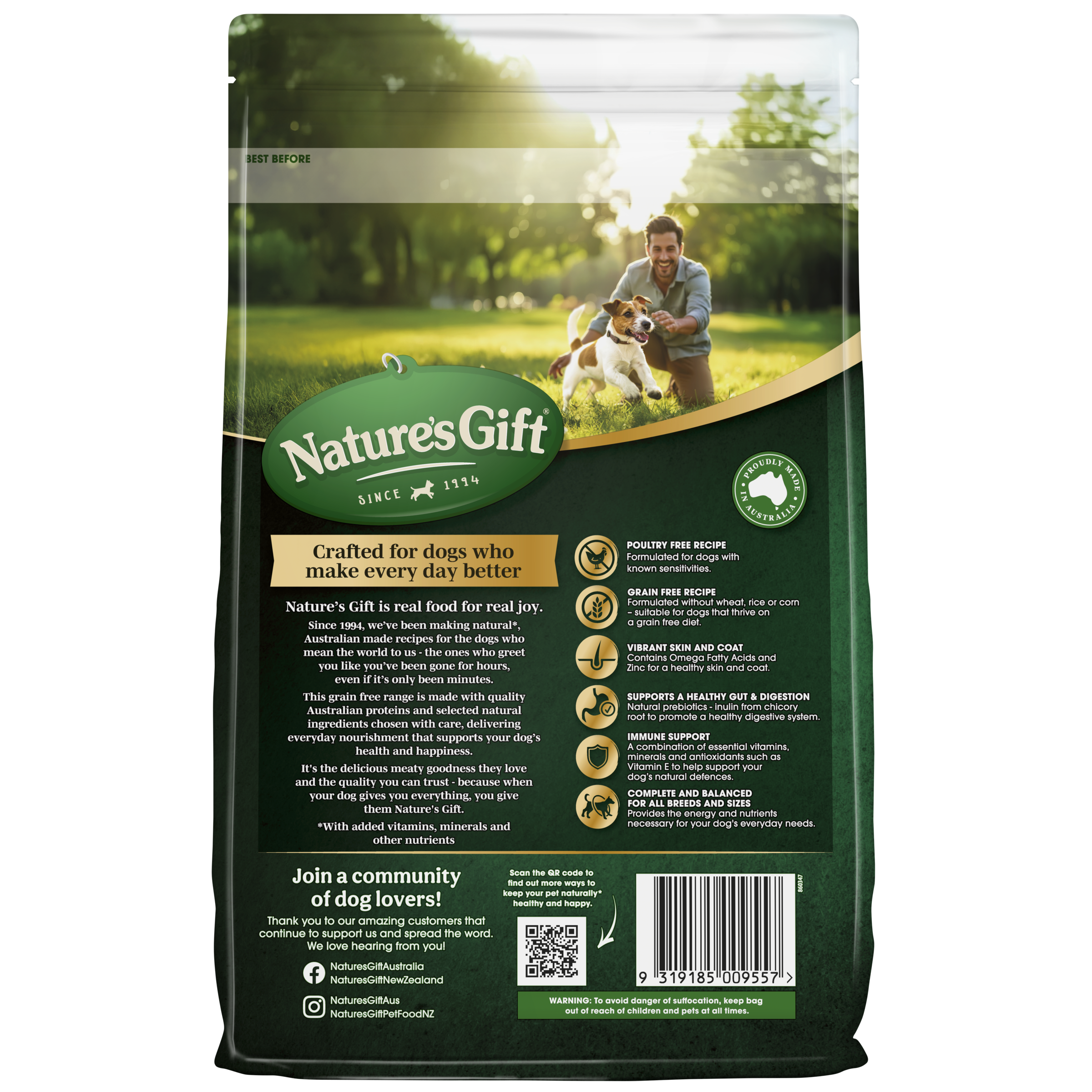 Nature's Gift Sensitive with Fish Adult All Breeds 2.5kg