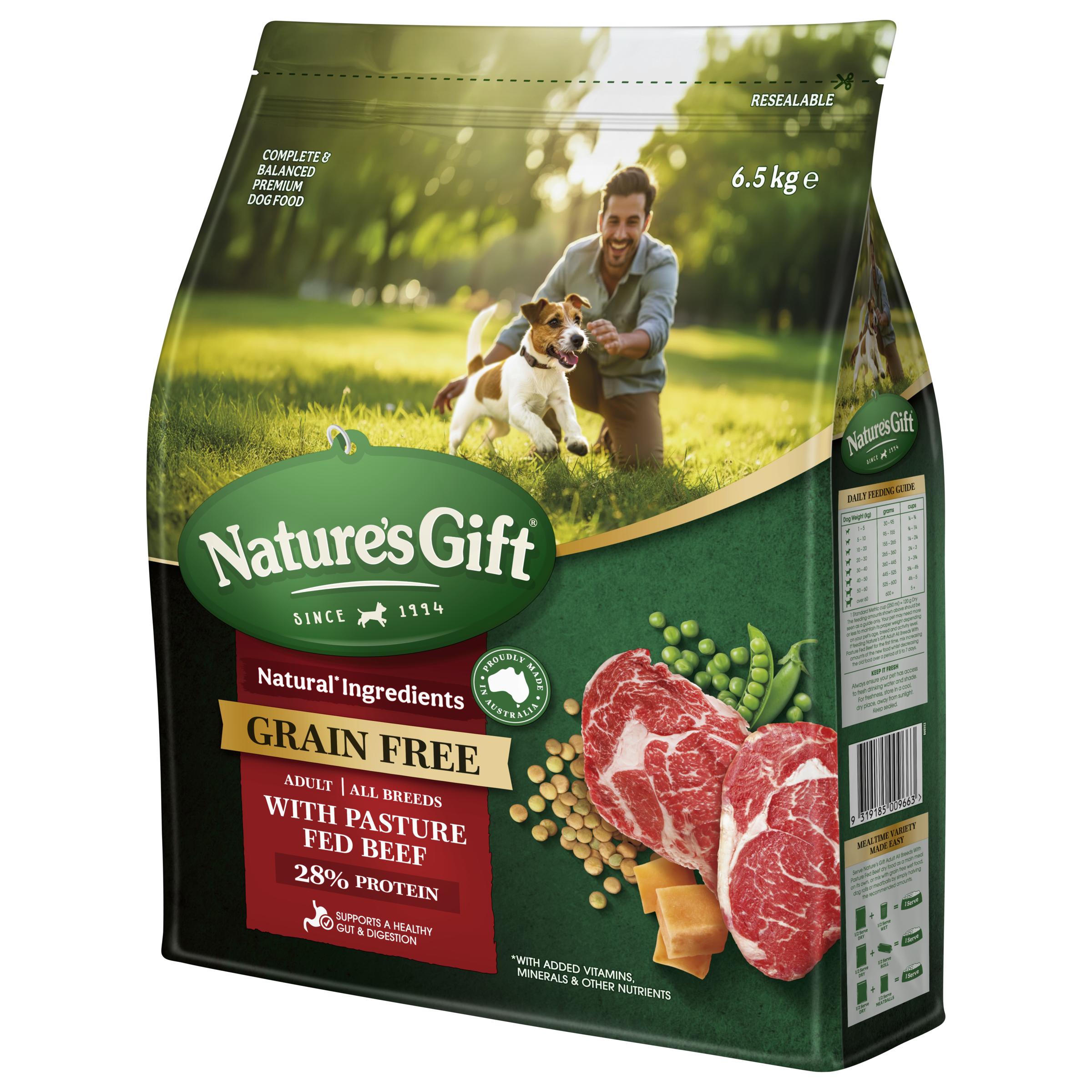 Nature's Gift with Pasture Fed Beef Adult All Breeds 6.5kg