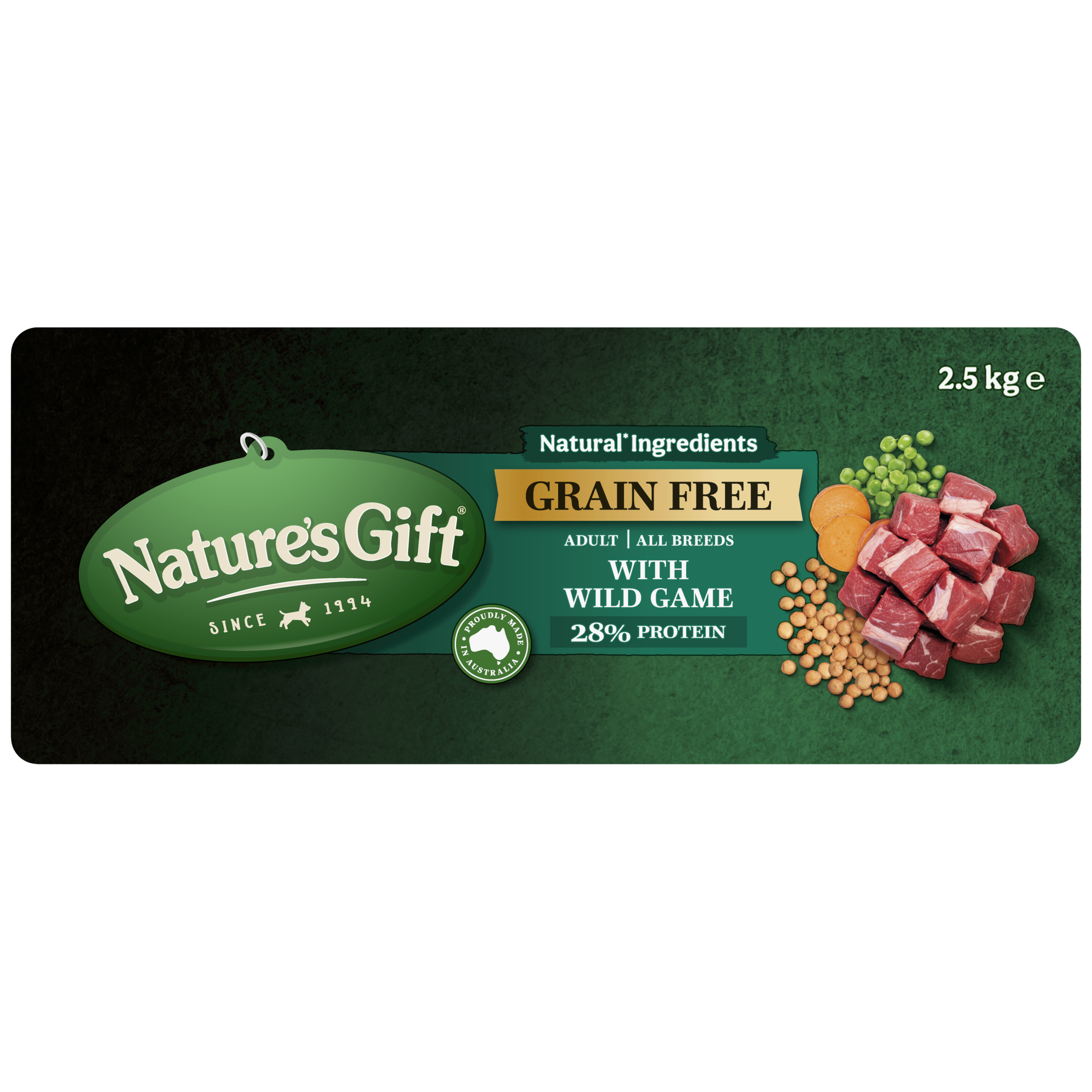 Nature's Gift with Wild Game Adult All Breeds 2.5kg