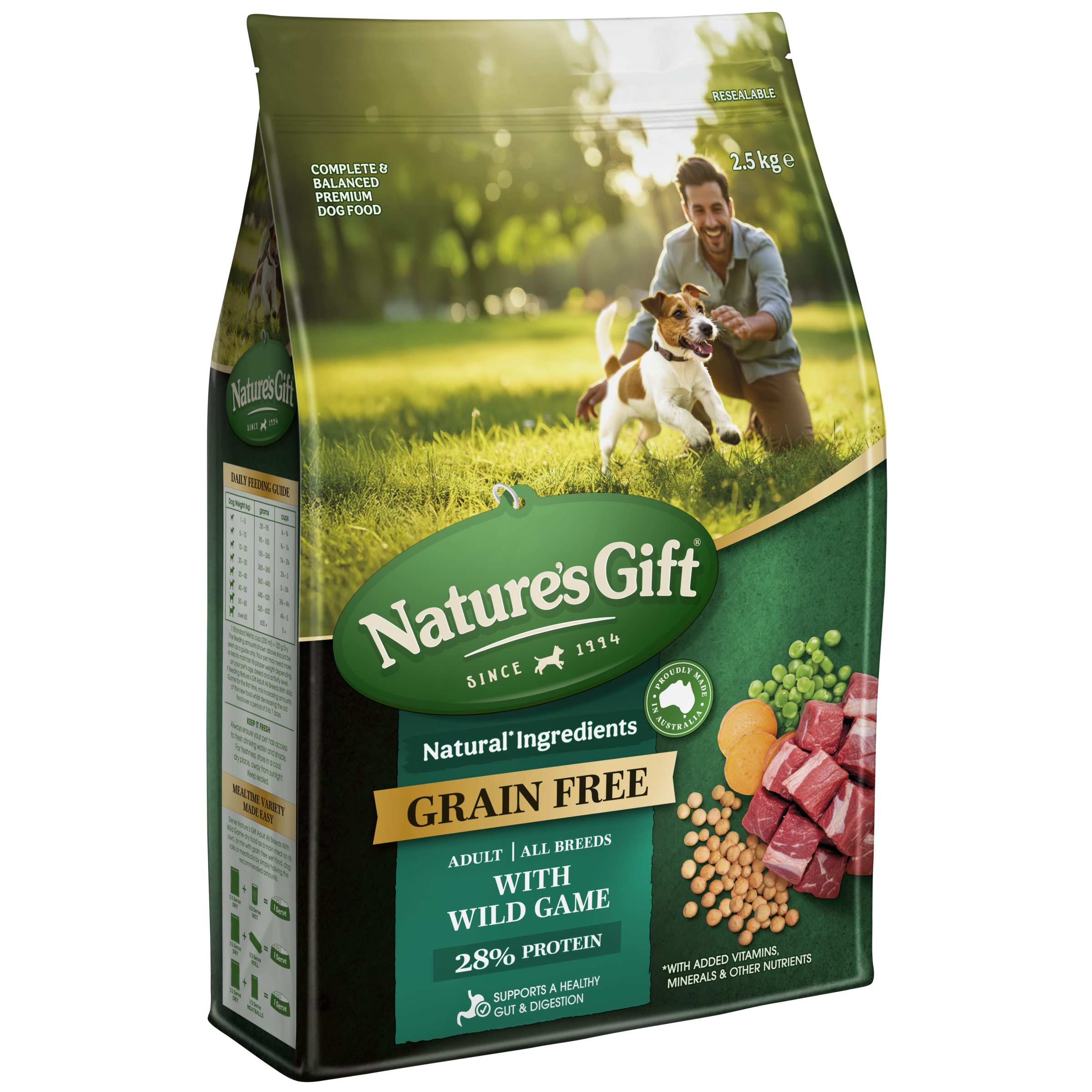 Nature's Gift with Wild Game Adult All Breeds 2.5kg