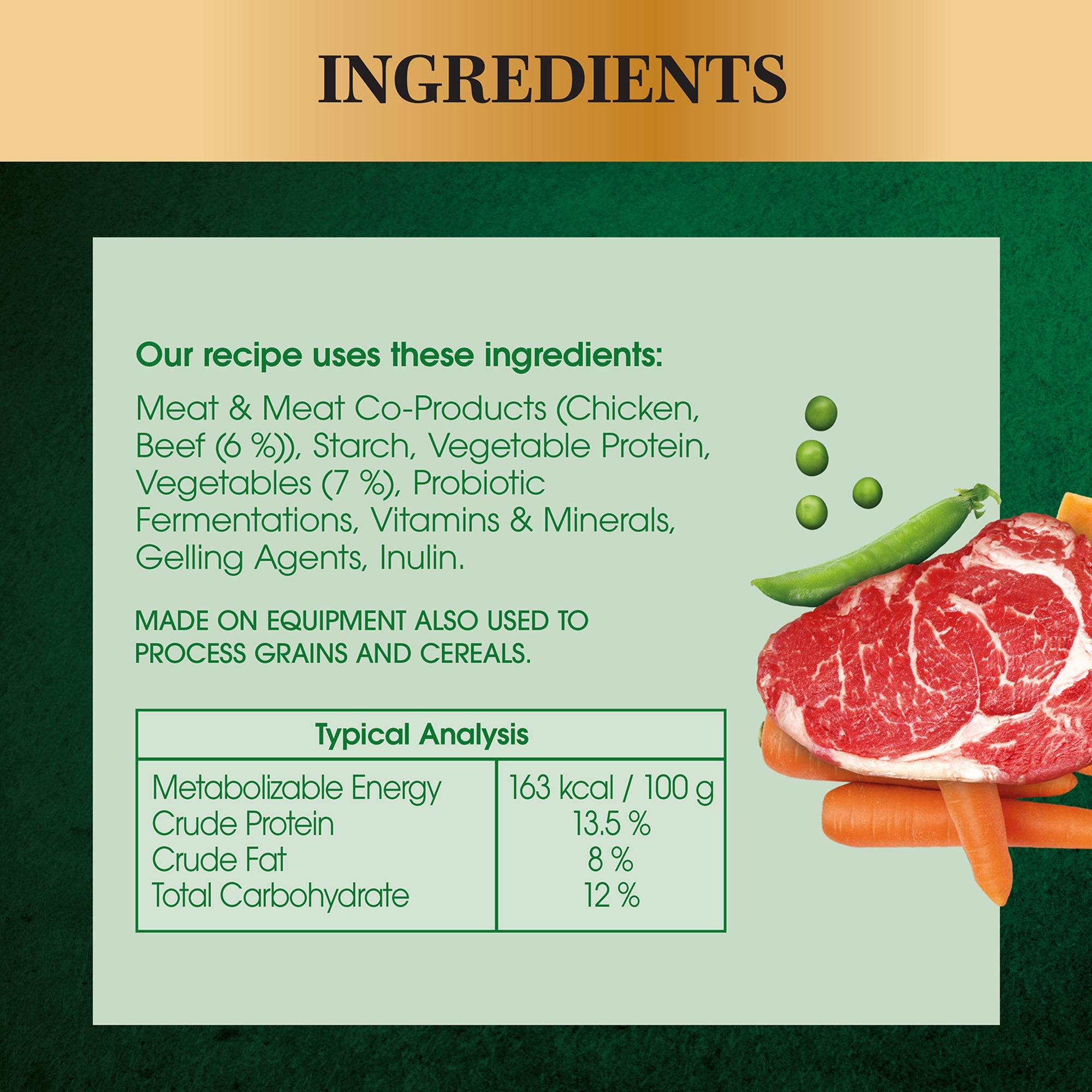 Nature's Gift Grain Free Meatballs with Beef and Garden Vegetables 700g
