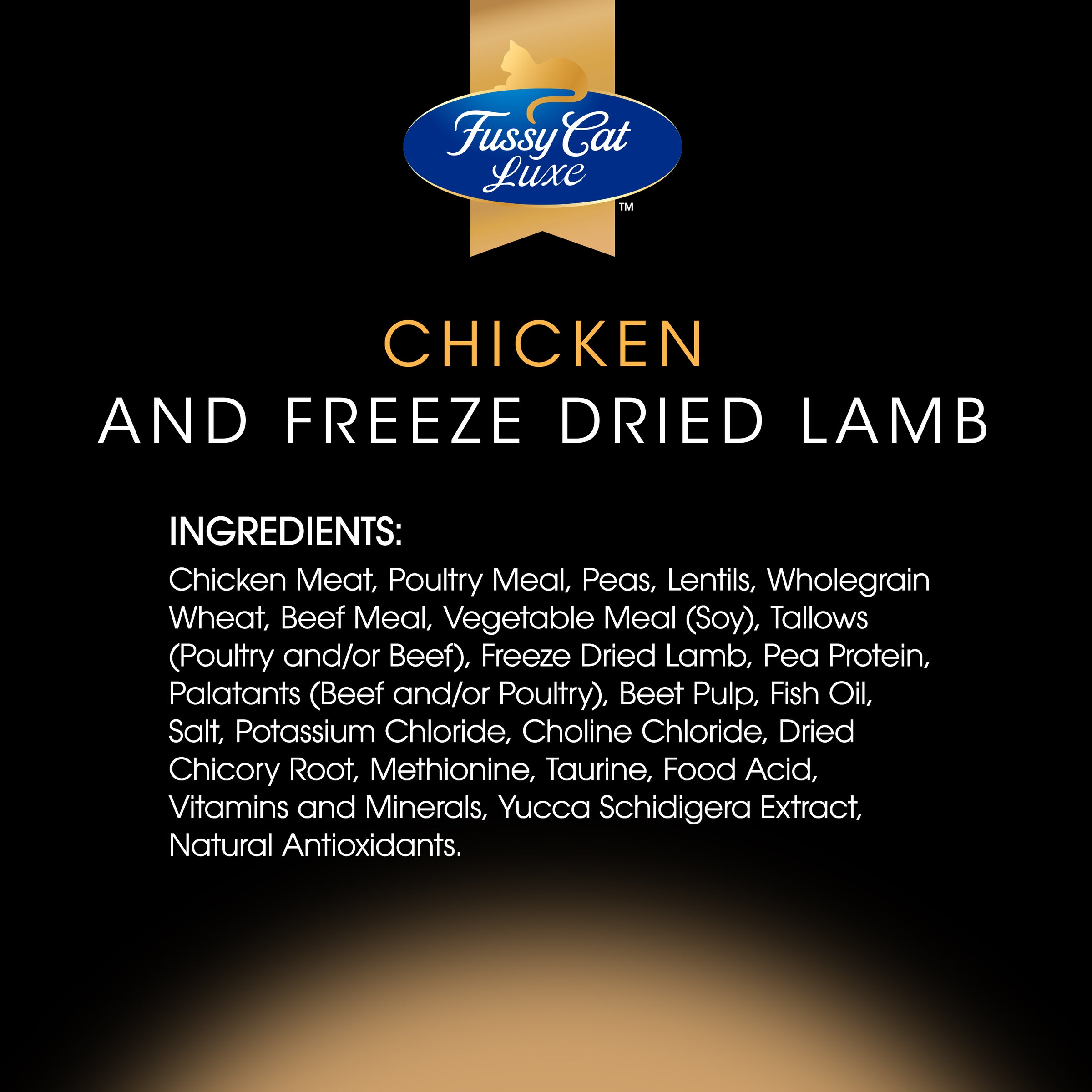 Fussy Cat Luxe Chicken and Freeze Dried Lamb 750g